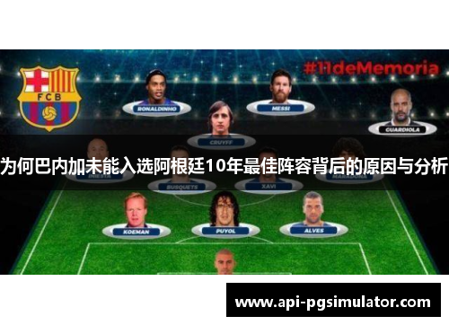 为何巴内加未能入选阿根廷10年最佳阵容背后的原因与分析